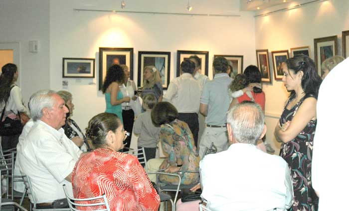 Inauguraci�n muestra de pinturas - Taller Nacho Quiroga - �leo Hiperrealismo