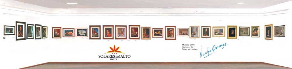 Inauguraci�n muestra de pinturas - Taller Nacho Quiroga - �leo Hiperrealismo